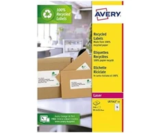 Avery perdirbti adresų etiketės 99,1 x 33,9 mm lape Lr7162-15
