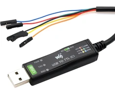 Aywhp 1.8m / 5.9ft usb į ttl serial kabelis ft232rl usb ttl adapteris su 4 kontaktų jungtimi + sh1.0 3 kontaktų jungtis, skirta win7/8/10/11/mac/linux/r-pi 5