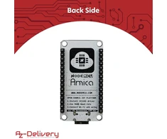 Azdelivery 3 x nodemcu amica modulis v2 esp8266 esp-12f wifi su usb-c jungtimi - node mcu esp 8266 wifi kūrimo plokštė su cp2102, suderinama su arduino - įskaitant e-knygą