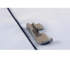 Baby Lock vamzdelio apsiuvimo pėdelė (5 mm) - metalinė - siuvimo pėdelė - apsiuvimo - apvado pėdelė - Evolvé, Evolution, Ovation, Desire-3, kombinuotiems overlokams/plokščiasiūlėms
