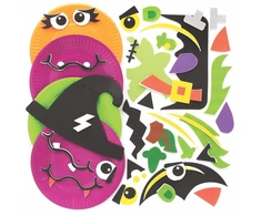 Baker Ross fe744 halloween rinkinys, pasigaminkite savo halloween dekoracijas vaikams, halloween menas ir amatai vaikams, skirti personalizuoti, 4 vnt.