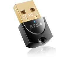 Banaone Bluetooth adapteris Pc, 5.4 Bluetooth dongle, skirtas pelei, klaviatūrai, ausinėms, mobiliajam telefonui, Usb Bluetooth adapterio valdiklis, Bluetooth stick, skirtas Windows 11/10/8.1/7 (a)