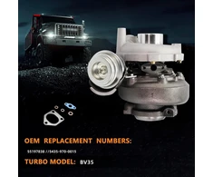 Bapmic turbokompresoriaus pakeitimas bmw 525d e39 120kw opel omega 2.5 dti 110kw 710415 860049 turbo