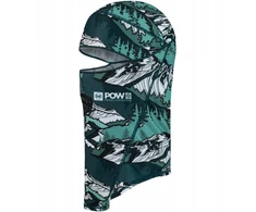 Bauer Buff Thermonet hinged balaclava pow lau žalias kominbalaklava