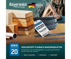 Bayerwald įrankių plieno juostinis pjūklas - 1505 x 6 x 0.36 x 6 / medienai, spalvotiesiems metalams, plastikui, plonoms plokštėms / pjūklo juosta, tinkama elektra beckum ir kt.