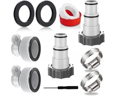 Bedee 2vnt. siurblio žarnos adapteris baseino hidraulikos įrankis perėjimas 32–38 mm