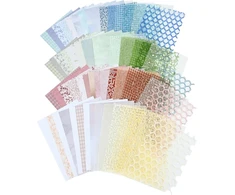 Bekecidi 60 lapų scrapbooking popieriaus rinkinys, "pasidaryk pats" dekoravimo medžiagos, tinklinis specialus popieriaus rinkinys, rankų darbo tekstūruotas popierius scrapbooking žurnalui, 4 stiliai