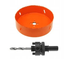 Bi-metalinis gręžtuvas 140 mm su adapteriu 32-210 mm