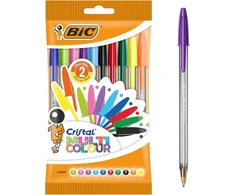Bic Crystal Multicolour – rašiklių rinkinys 10 multicoloured rašiklių