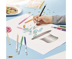 Bic Kids Evolution Illusion trinamos spalvotos pieštukinės (12 vnt. pakuotė)