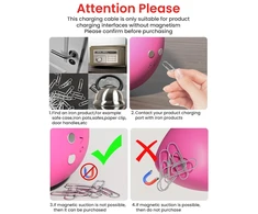 Bicmice magnetinis Usb Dc įkrovimo kabelio pakaitinis įkrovimo kabelis 7 mm