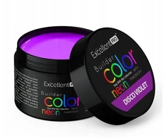 Bielenda Excellent Pro Builder Gel statybinis gelis neoninis violetinis Disco Violet 30 g