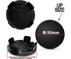 Biomar Labs 4 x 54 mm stebulės dangteliai, suderinami su Ford ratų centriniais dangteliais, stebulės dangteliai, lengvojo lydinio ratlankiai, limited edition Cf 58