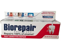 Biorepair Fast Sensitive Dantų Pasta 75ml (3 vnt.) - Remontas ir Apsauga