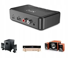 Automagnetola Bluetooth 5.0 Aptx Bt 2rca adapteris 3,5 mm mini Jack imtuvas