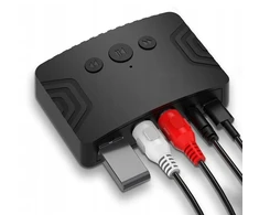 Automagnetola Bluetooth siųstuvas imtuvas 5.3 aux minijack 3.5mm usb-c 2xrca rinkinys