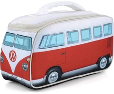 Board Masters - vw collection - volkswagen t1 bulli autobuso priešpiečių krepšys kosmetinė (raudona/autobuso priekis)