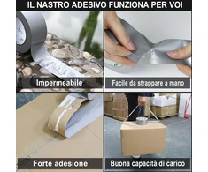 Bomei Pack itin stipri audinio juosta 2 ritiniai vandens izoliacinė juosta 50 mm x 50 m pilka juosta remonto juosta sandarinimo juosta