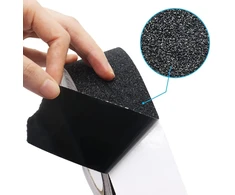 Bomei Pack Juoda neslystanti lipni juosta su lipniu pagrindu, 2 ritinėliai 5 cm x 10 m laiptų juosta neslystanti juosta