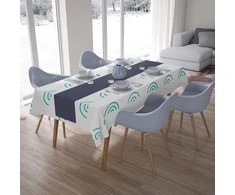 Bonamaison virtuvės dekoratyvinė staltiesė turkio spalvos balta 140 x 200 cm - sukurta ir pagaminta Turkijoje