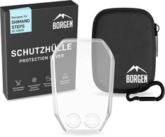 Borgen E-dviračio ekrano apsauga, tinkama shimano steps sc-e-6010 ekranui, skaidri ir vandeniui atspari, apsauga nuo smūgių ir įbrėžimų