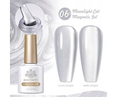 Born Pretty - Moonlight Cat Magnetic Gel - Magnetinis lakas Moon - Mc06