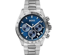 Boss Hero Chronograph vyriškas laikrodis, 43 mm, nerūdijančio plieno apyrankė