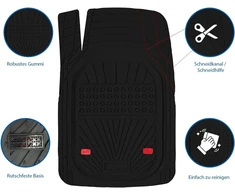 Bremer sitzbezüge 5 dalių universalūs grindų kilimėliai neslystantys guminiai kilimėliai, tinkami seat exeo automobiliams, sunkvežimiams, autobusams, visureigiams ar kemperiams, karavanų priedai