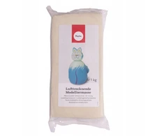 Brother Savaime kietėjantis modeliavimo molis, modelinas 1kg, baltas, nebrangus, Rayher