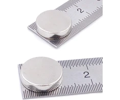 Brudazon 15 mini diskiniai magnetai 12 x 3 mm N52 stipriausio lygio neodimio magnetai itin stiprūs magnetai modelių gamybai, nuotraukoms, lentai, skelbimų lentai, šaldytuvui, rankdarbiams, itin stiprus magnetinis diskas