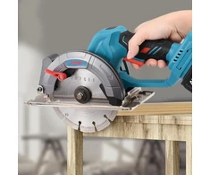 Brushless diskinis pjūklas, 20v akumuliatorinis diskinis pjūklas, 1080rpm, maksimalus pjovimo gylis 40mm, rankinis amatų pjūklas su akumuliatoriumi ir įkrovikliu pjovimui