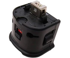 Bstcar motion plus adapteris, suderinamas su wii, išorinis indukcinis adapteris, wii motion plus jutiklio greitintuvo adapteris, wii nuotolinio valdymo pultas