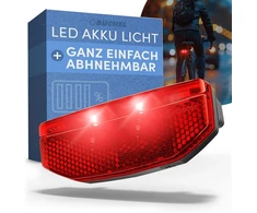 Büchel Dviračio galinis Led žibintas, Usb-c įkrovimas, be įrankių