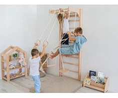 Bukinės medinės kopėčios kidsline active, natūralus medis