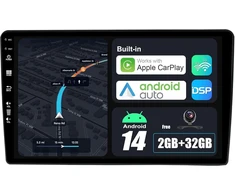 Automagnetola Bxliyer android 14 automobilinis radijas hyundai h1 (2010-2014) gps navigacijos radijas - belaidis carplay android auto - atbulinės eigos kamera - 2g + 32g - ips 9 colių 2 din - dab vairo valdymas dviejų dažnių wi-fi