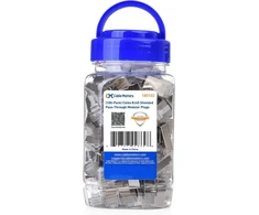Cable Matters ekranuoti rj45 passthrough jungtys (cat 6a galai / cat6a jungtis / rj45 moduliniai kištukai / ethernet kištukai / tinklo jungtis) skirti vientisam arba vytam s/ftp ethernet kabeliui, 100 vnt.
