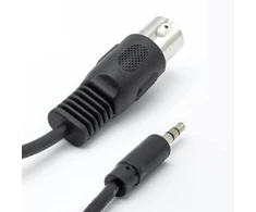 Cablepelado Audio laidas Din 5 kontaktų lizdas 3.5 mm 2 m juodas