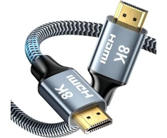 Cabneer 8k Hdmi 2.1 kabelis 7.5 m, didelės spartos Hdmi kabelis 48gbps 8k @ 60hz 4k @ 120hz 2.2/2.3, skirtas Dolby Earc Hdcp Hdr, suderinamas su Hdtv, nešiojamuoju kompiuteriu ir kt.