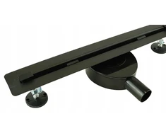 Caldo Linijinis nutekėjimas Super Slim 100 cm juodas matinis L01-100bl