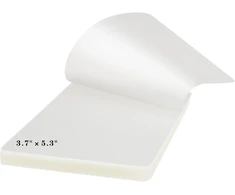 Canlenpk Termo laminavimo vokeliai, 100 vnt., maži, 95 x 135 mm, 2 x 90 mikronų, karšto laminavimo vokeliai kortelėms, nuotraukoms, popierinėms kortelėms, vizitinėms kortelėms, skaidrūs laminavimo vokeliai
