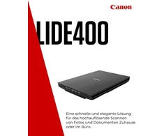 Canon Lide 400 plokščiasis skaitytuvas (a4, Cis, 4800 dpi, Usb)