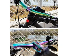 Carachome mtb dviračio spalvingas vairas 31,8 mm x 780 mm am xc dh downhill lenktyninio dviračio pakilimo vaivorykštės vairas