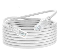 Cat 6 Ethernet kabelis 2m, itin lankstus, baltas, 10 Gb/s
