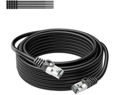 Cat 6a Ftp tinklo kabelis 30m, 10 Gbps, varinis laidas, lauko/vidaus
