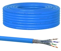 Cat 8.1 tinklo kabelis, 10 m, 40 Gbit/s, be halogenų