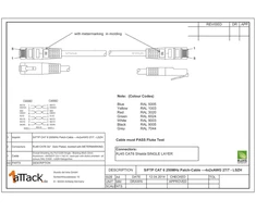 Cat6 ethernet lan patch cord tinklo kabelis cat 6 - 5m pilkas - 10 vienetų sftp pimf lszh varinis