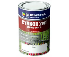 Celomat Chemstal Cynkor 2in1 gruntoemalė juoda struktūra struktūrinė 5l