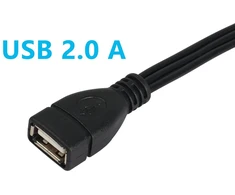 Cerrxian usb į 3 rca kabelis, usb 2.0 a female į 3 rca male audio video av composite adapterio kabelis, skirtas tv/mac/pc (0.15m)