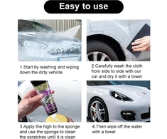 Cewrom automobilinių dažų poliravimo pasta, automobilio įbrėžimų remonto pasta, 120 ml įbrėžimų remonto vaškas automobiliui, automobilio įbrėžimų valiklis transporto priemonėms (1 pakuotė)