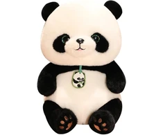 Champracer Panda minkštas žaislas, gyvūno pagalvėlės pliušinis žaislas, kimštinis žaislas minkšta animacinė pagalvėlė, minkštas pliušinis Panda, Panda dovana, minkšto žaislo dovana vaikams (24 cm)